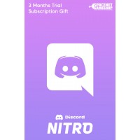 Discord Nitro - Trial Subscription Gift [3 Meseca]